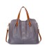 Damen-Lederhandtasche M910 grau