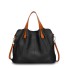 Damen-Lederhandtasche M910 schwarz