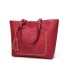 Damen-Lederhandtasche M914 weinrot