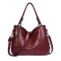 Damen-Lederhandtasche M926 weinrot