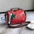 Damen-Lederhandtasche M936 rot