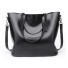 Damen-Lederhandtasche M993 schwarz