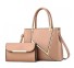 Damen-Lederhandtaschen-Set 2-tlg. M1702 apricot