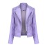 Damen-Lederjacke P1766 hellviolett