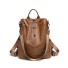 Damen-Lederrucksack E656 braun