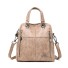 Damen-Lederrucksack E819 beige