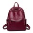 Damen-Lederrucksack E845 weinrot