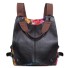 Damen-Lederrucksack E926 schwarz