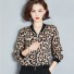 Damen-Leopardenjacke P2453 hellbraun