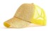 Damen-Mesh-Cap mit Glitzer golden