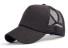 Damen-Mesh-Cap mit Glitzer schwarz