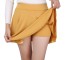 Damen-Minirock mit Shorts A1008 gelb