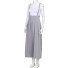 Damen-Overall mit weitem Bein grau