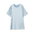 Damen-Oversize-T-Shirt A1330 hellblau