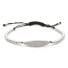 Damen-Pull-Down-Armband mit Perlen H165 silbern