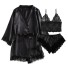 Damen-Pyjama-Set P2926 schwarz