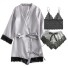 Damen-Pyjama-Set P2926 silbern