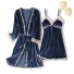 Damen-Pyjama-Set P3000 blau