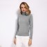 Damen-Rollkragenpullover A2961 grau