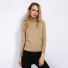 Damen-Rollkragenpullover A2961 hellbraun