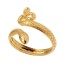 Damen-Schlangenring D1486 golden