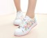 Damen-Sneaker mit Blumendruck rosa