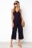 Damen-Sommer-Dreiviertel-Overall A2091 schwarz