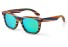 Damen-Sonnenbrille aus Holz 6