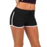 Damen-Sportshorts J3015 schwarz-weiß