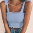 Damen-Strand-Tank-Top B147 hellblau