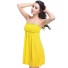 Damen-Strandkleid P917 gelb