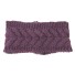 Damen-Strickstirnband J3256 lila