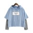 Damen-Sweatshirt mit A16-Aufdruck blau