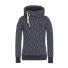 Damen-Sweatshirt mit Ankern dunkelblau