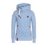 Damen-Sweatshirt mit Ankern hellblau