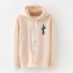 Damen-Sweatshirt mit Aufdruck beige