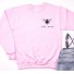 Damen-Sweatshirt mit Biene rosa