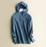 Damen-Sweatshirt mit Kapuze G289 blau