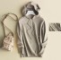 Damen-Sweatshirt mit Kapuze G289 khaki