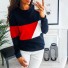 Damen-Sweatshirt mit Muster A39 rot