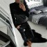 Damen-Sweatshirt und Hose schwarz