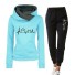 Damen-Sweatshirt und Jogginghose B874 hellblau