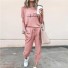 Damen-Sweatshirt und Jogginghose B876 rosa