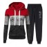 Damen-Sweatshirt und Jogginghose B886 rot