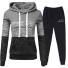 Damen-Sweatshirt und Jogginghose B887 grau