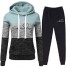 Damen-Sweatshirt und Jogginghose B887 hellblau