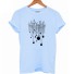 Damen-T-Shirt mit B171-Aufdruck hellblau