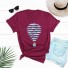 Damen-T-Shirt mit Ballondruck 7