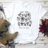 Damen-T-Shirt mit Blumen A221 1