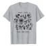 Damen-T-Shirt mit Blumen A221 7